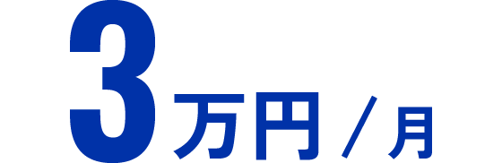 3万/月額